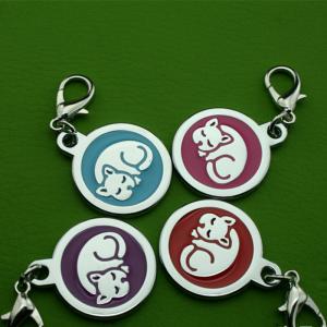 Stop cynku Polski Galwaniczny Klej Dripping Pet ID Tags Artykuły dla psów