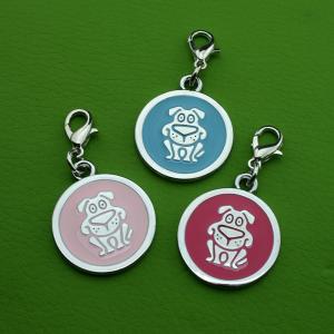 Fabryczny metalowy stop ręczny ze stopu cynku Kod QR Etykiety dla psów lub kotów