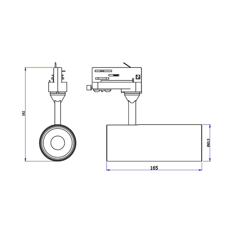 Lampa LED Track Light 15W 20W 30W LED Track Spot Light