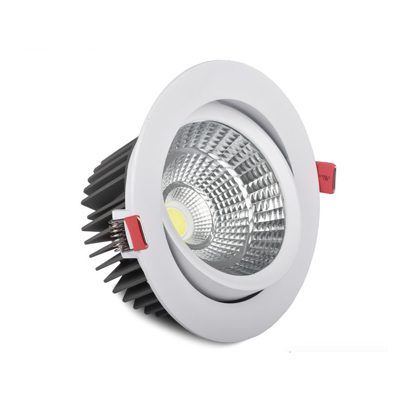 wysokie lumen wpuszczone światła 7w 10w 12w downlight