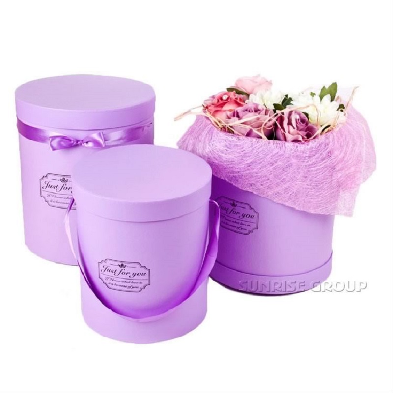 Niestandardowe drukowanie logo Pure Color Flower Box