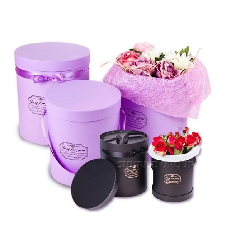 Niestandardowe drukowanie logo Pure Color Flower Box