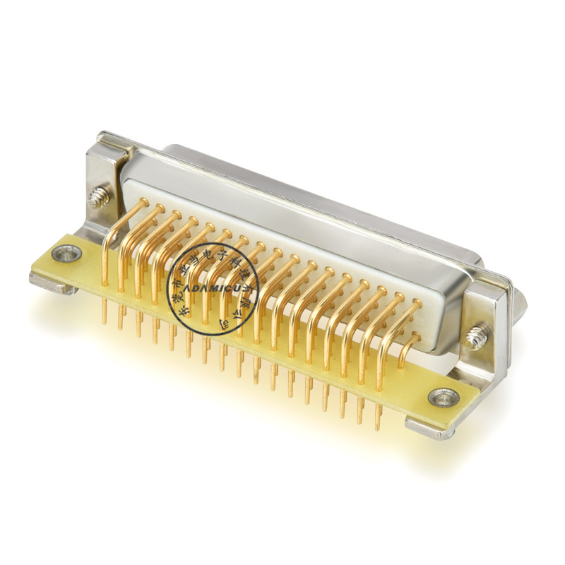 d sub wysokiej gęstości stecker 50 pin złącze kątownik kątowy uchwyt pcb