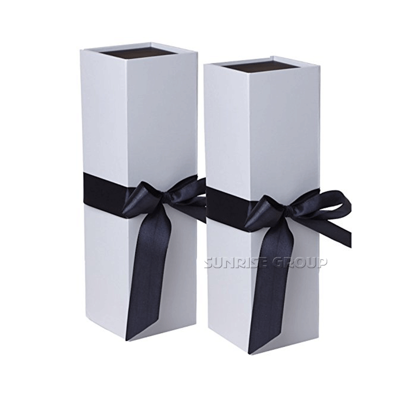 Prostokąt Składane pudełko Opakowanie na wino Pudełko na papier #winebox