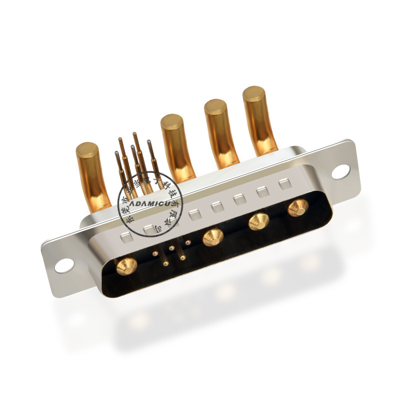 kątowy męski wtyk męski o dużej mocy 9w4 dla PCB