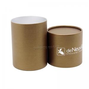 Ozdobne luksusowe papierowe okrągłe pudełko na prezenty z czekoladą