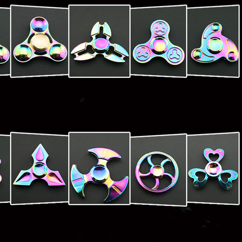 Metalowy obrót ze stopu cynku Dazzle Color Rotate Hand Spinner