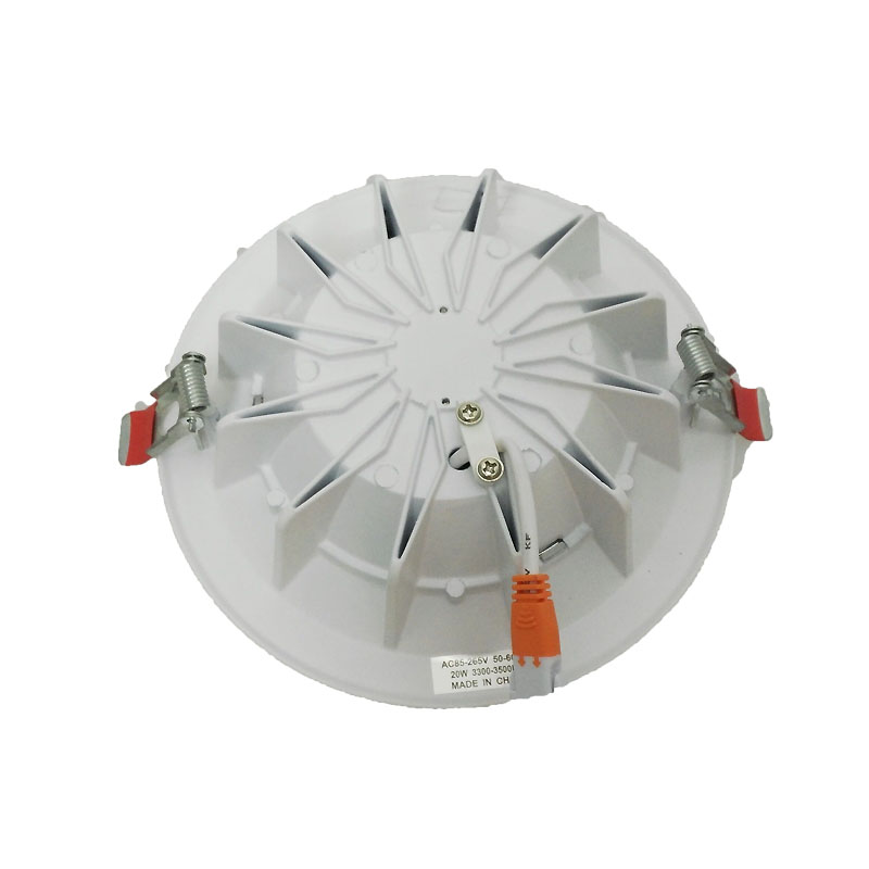 Biały COB LED wpuszczany ściemniany downlight Oświetlenie wewnętrzne led down firmy OEM