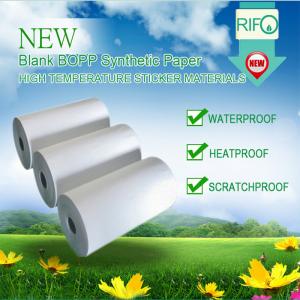 Naklejki wysokotemperaturowe, winylowe etykiety samoprzylepne do użytku w oponach