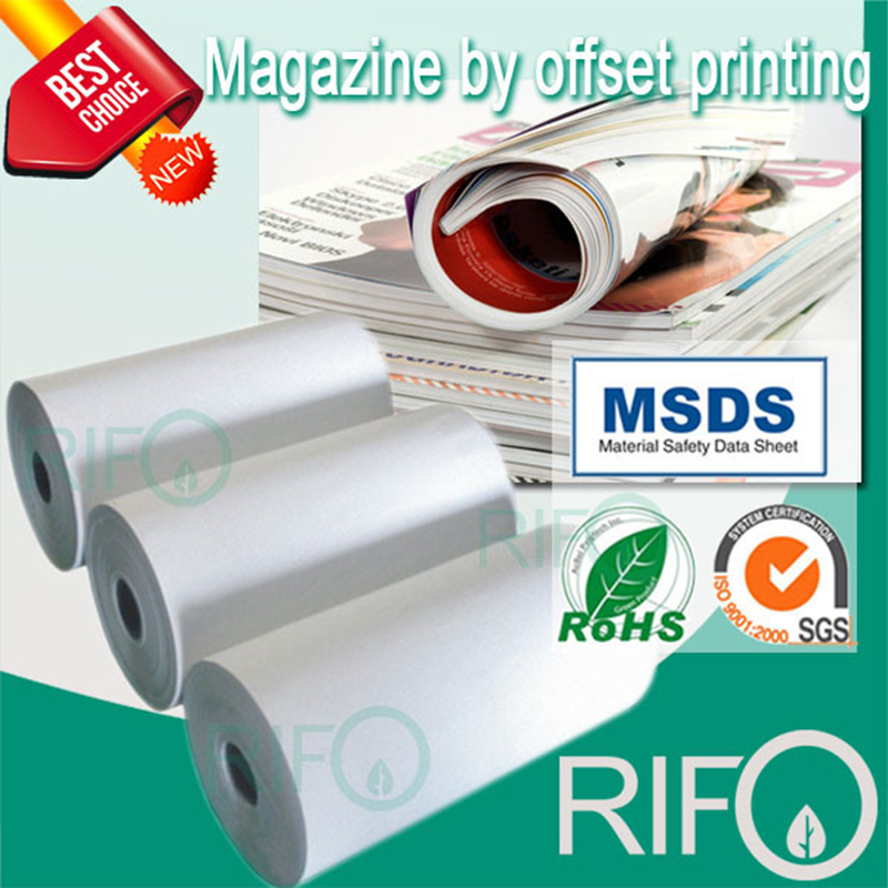 Rph-100 Biały papier syntetyczny BOPP do offsetowych materiałów do druku