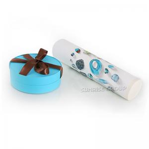 Luksusowy Voguish Everlasting Round Chocolate Hat Box