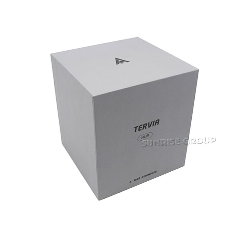 Niestandardowy karton srebrna folia Logo Watch Box opakowania