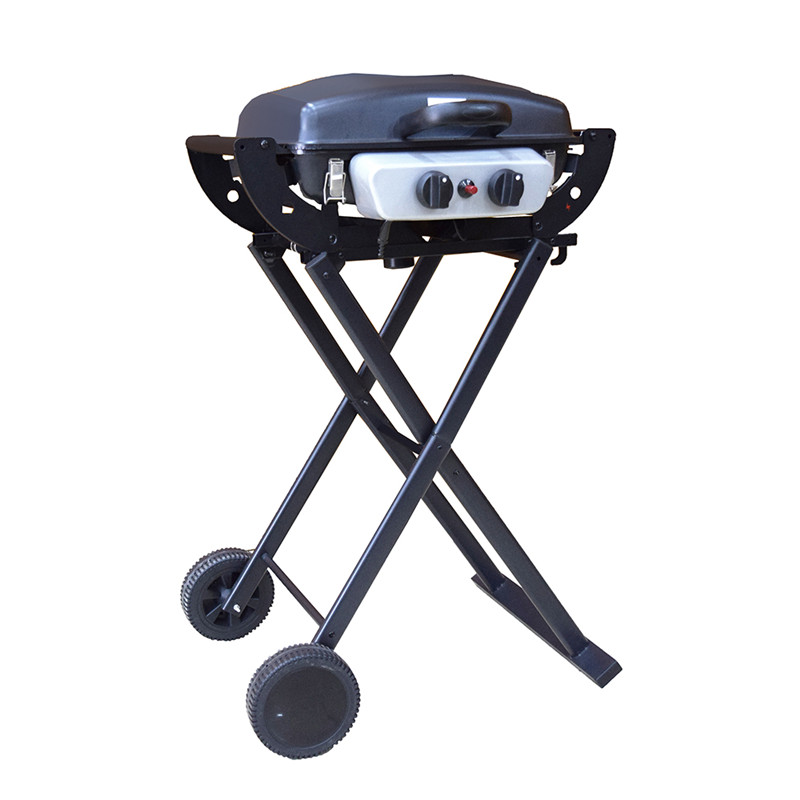2bunners odkryty camping przenośny grill grill gazowy składany grill z wózkiem