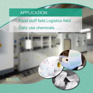 Papier syntetyczny BOPP o wysokiej czułości Rtm-75 do barcodera Zebra