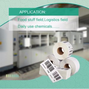 Papier syntetyczny BOPP o wysokiej czułości Rtm-75 do barcodera Zebra