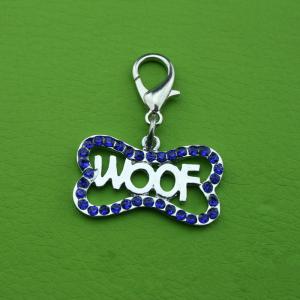 Pet Ornament Accessories Dog Pendant with Drill Dog Bone Pet Tag Decor