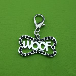 Pet Ornament Accessories Dog Pendant with Drill Dog Bone Pet Tag Decor