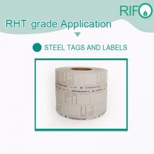 Tania hurtowa rolka papieru termicznego, etykieta ze stali nierdzewnej o wysokiej temperaturze