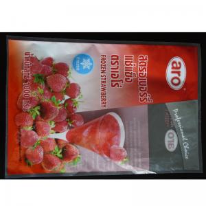 zamrożona plastikowa torba na kolana na ryby i mrożonki