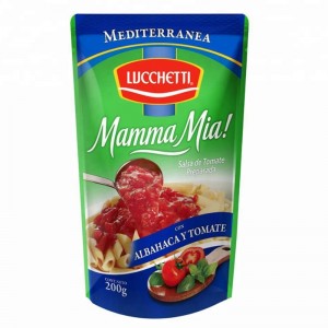 pojedyncza, wstęgowa torba z okrągłym dołem na karmę dla zwierząt domowych i opakowania na nasiona