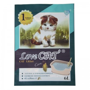 pojedyncza, wstęgowa torba z okrągłym dołem na karmę dla zwierząt domowych i opakowania na nasiona