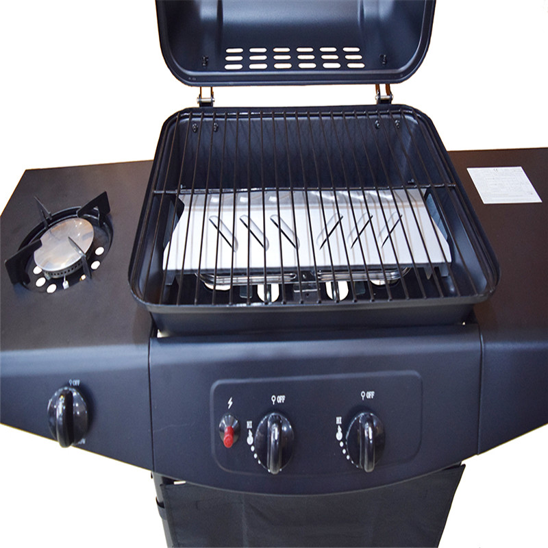 Zatwierdzenie CE wózek prosty zewnętrzny grill gazowy LGP