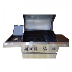 Wysokiej jakości grill gazowy na zewnątrz z piekarnikiem