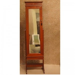 drewniana szafka na biżuterię