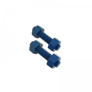 Kołki, śruby i nakrętki pokryte PTFE