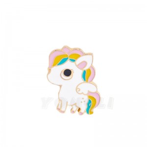 dostosowane metal kreskówka odznaka zwierząt stop cynku wielobarwne farby do pieczenia broszka pieczęć topnienia odlewania pozłacana broszka