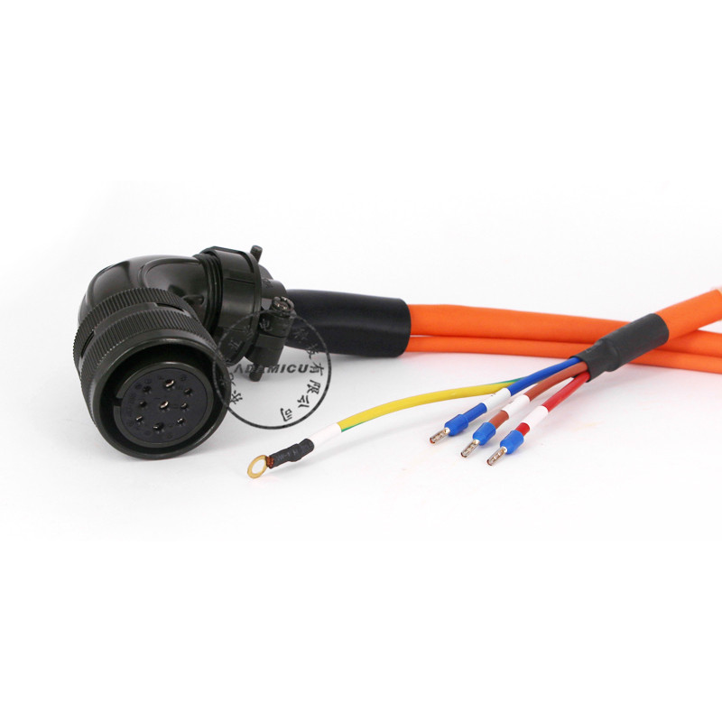 wysokiej jakości przewód wysokiej elastyczności ASD-A2-PW1103-G Kabel zasilający serwomotoru Delta
