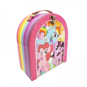 Sztywne pudełko na papier tekturowy na zamówienie drukowane słodkie pudełko na prezent dla dzieci