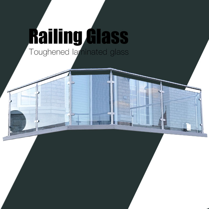 Cena fabryczna w Chinach 8.76mm / 10.76mm / 12,76mm hartowanego szkła balustradowego