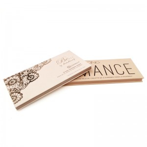 Skrzynka na papier z paletą cieni do oczu