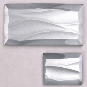 HMBZ07 Szary Płytki faliste ze szkła dobrej cenie do pluśnięcia z tyłu