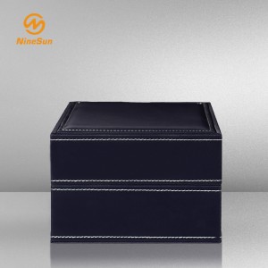 Niebieskie kolory Klasyczne pudełka do pakowania z dwoma poduszkami -WT-180004