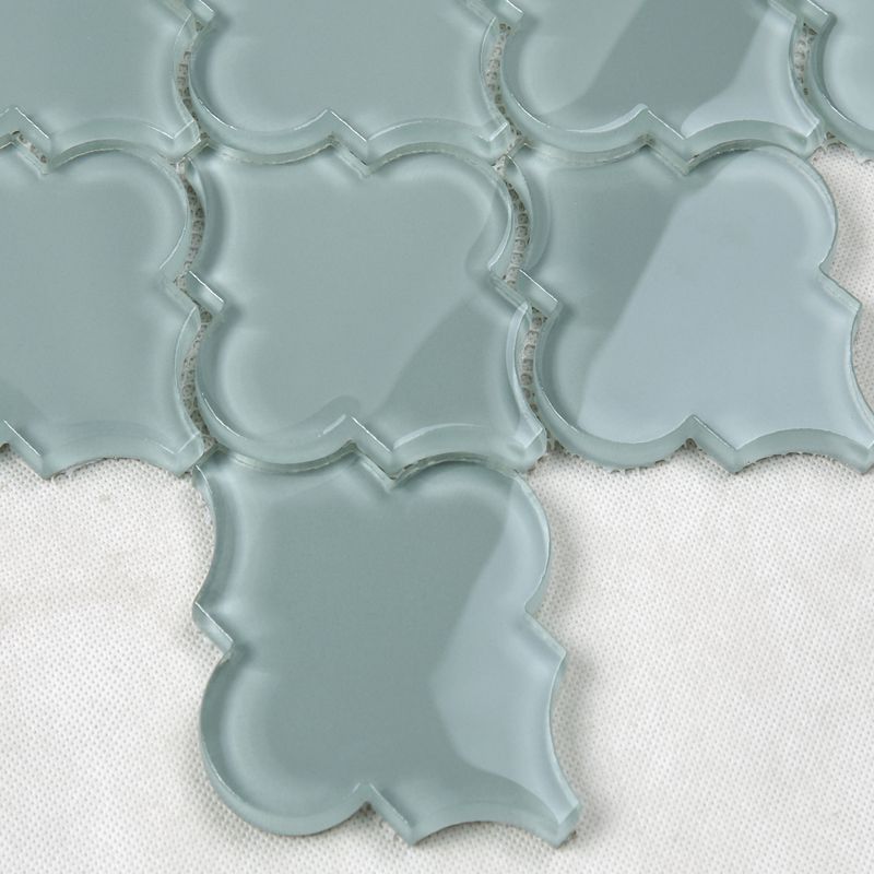 Najnowsza konstrukcja Arabesque Latarnia Waterjet Mozaika Szklana Kuchnia Backsplash Płytki Ścienne