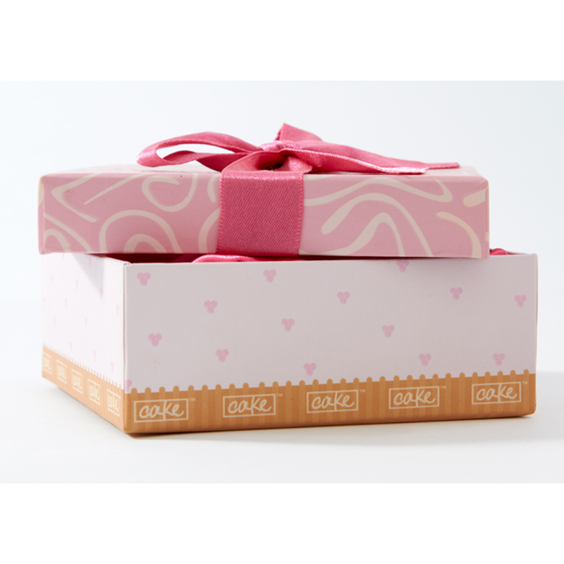 Drukowanie Pretty Pink Opakowanie Kartonowe pudełko na ciastka