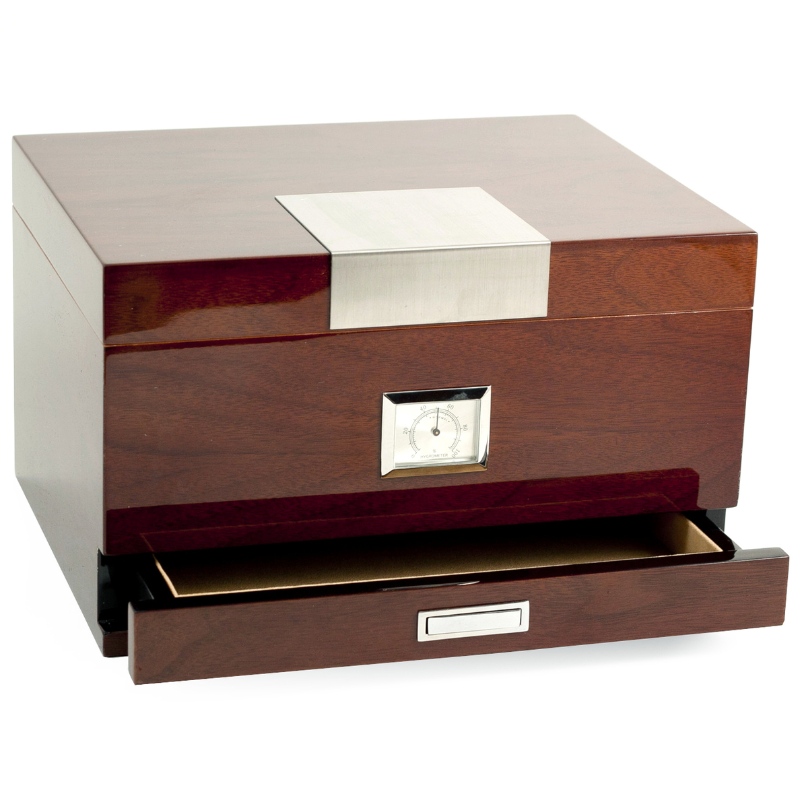Orzech cygarowy Humidor z szufladą
