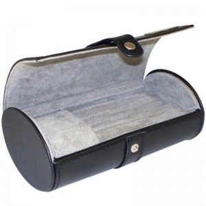 Skórzany futerał na zegarek i spinki do mankietów