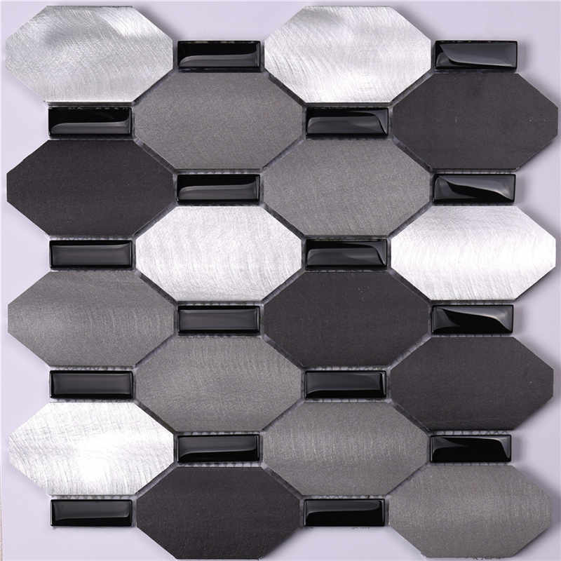 Materiały budowlane aluminium ośmioboczna mozaika