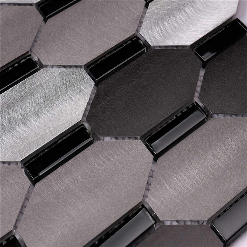 Materiały budowlane aluminium ośmioboczna mozaika