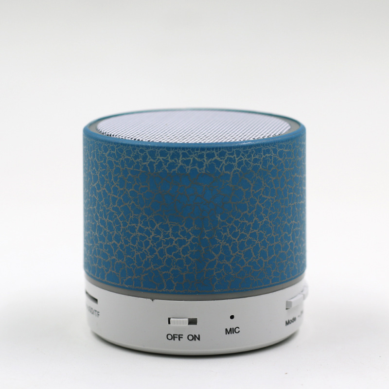 Przenośny Super Bass Okrągły Mały USB Bezprzewodowy Głośnik Mini Led Light Bluetooth Głośnik Z Radiem FM