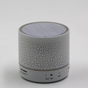 Przenośny Super Bass Okrągły Mały USB Bezprzewodowy Głośnik Mini Led Light Bluetooth Głośnik Z Radiem FM