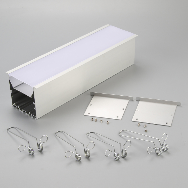 Szeroki profil aluminiowy do anodowania na taśmie LED