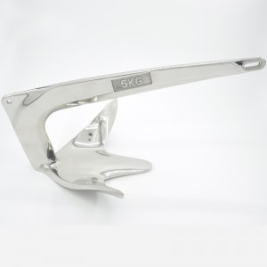 Ocynkowana kotwica Bruce do łodzi