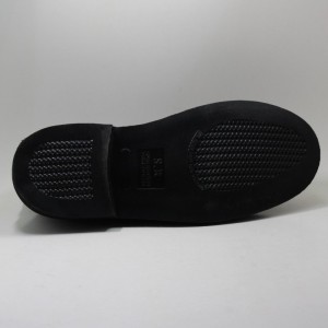 Czarna akcja skórzana Oxford Sukienka oficer wojskowy Buty męskie