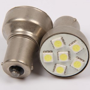 światła drogowe samochodu 6smd 5050 światła kierunkowskazu s25 1156 p21w