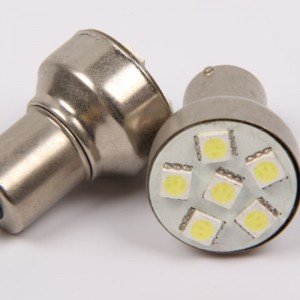 światła drogowe samochodu 6smd 5050 światła kierunkowskazu s25 1156 p21w