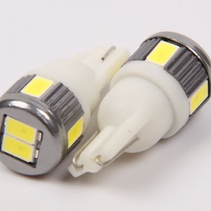 Automatyczne żarówki wymienne T10 Klin W5W 168 194 6SMD 10SMD 5730